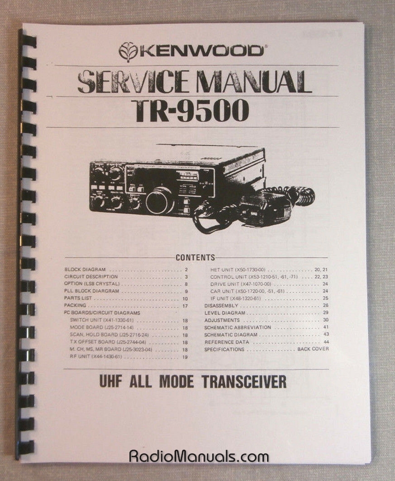 Kenwood TR-9500 Service Manual - Click Image to Close